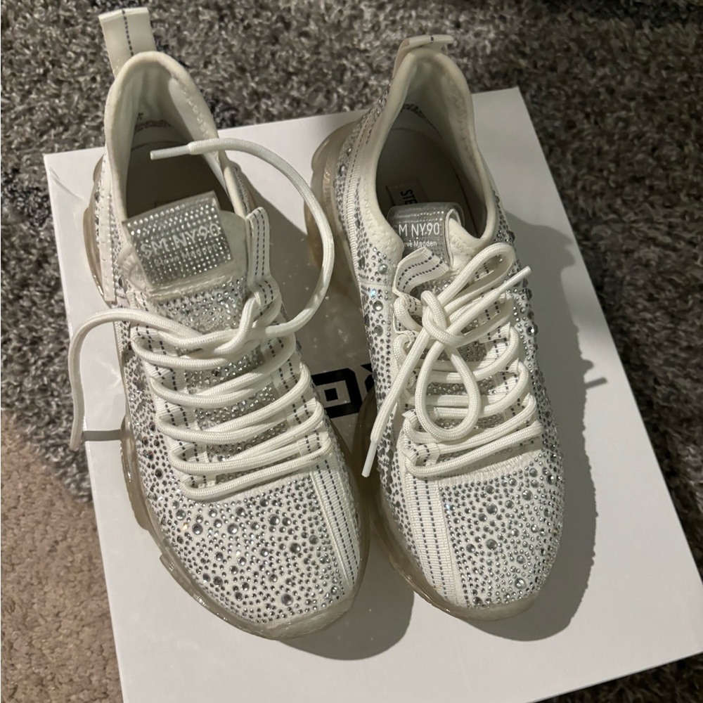 Steve Madden Rhinestone sneakers